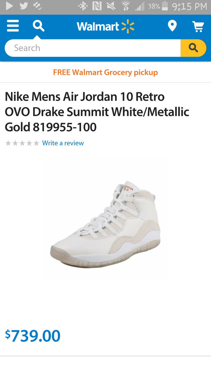OGLeveledUp's tweet photo. OK @Walmart I see yall stepping up yall kick game 😂 #OVO10'S #OVO https://t.co/5yP2zGRN42