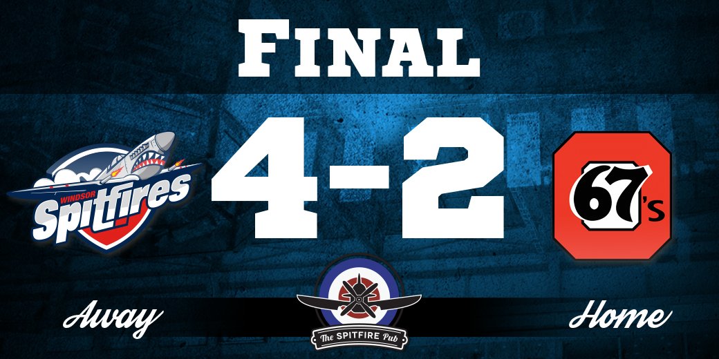 SpitsHockey's tweet photo. 60:00: Spits win it 4-2 in Ottawa. 2-for-2 on the #EasternTrip with one to go. Orleans native @Cartsy22 with the GWG. https://t.co/l9w2BVj85v