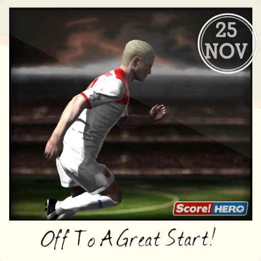 Off To A Great Start! #scorehero itunes.apple.com/gb/app/Score!-…