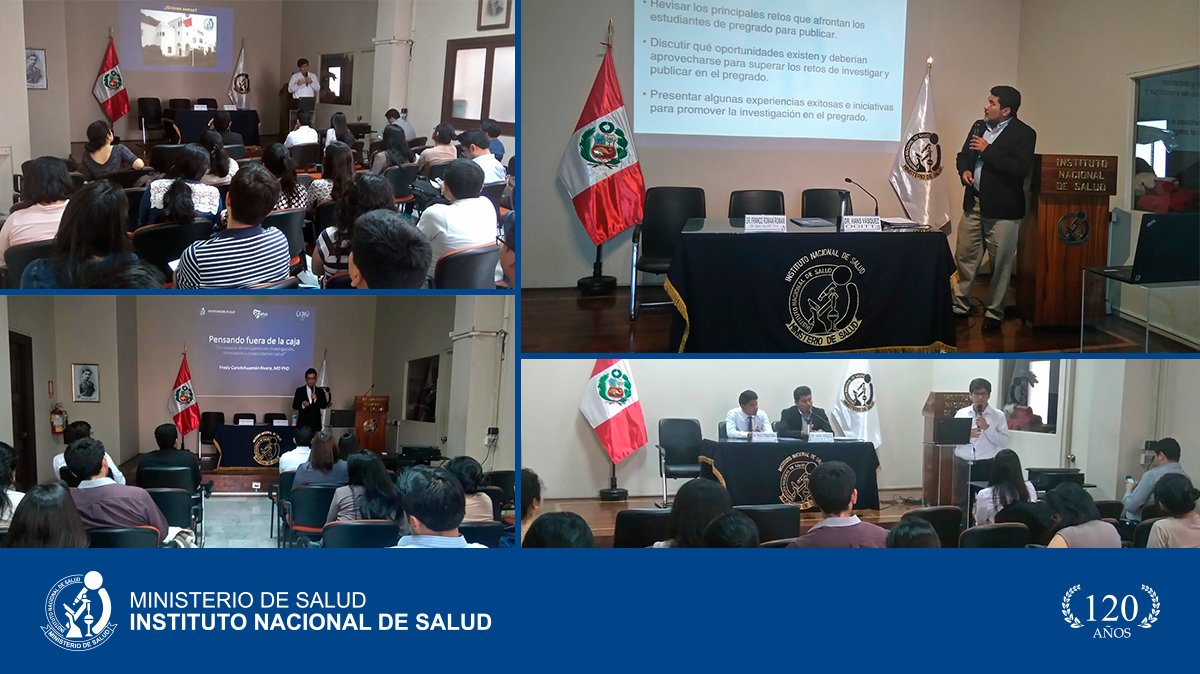 INS_Peru's tweet photo. #AHORA
No te pierdas ningún detalle de la Jornada Científica #INSpira2016. Síguela en vivo aquí►https://t.co/wfrt7uJQtg https://t.co/NbVhCqfrre