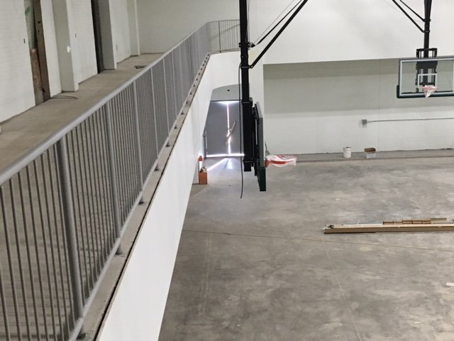 MedHatHigh's tweet photo. Check out the progress on our new Gym...the future is so bright we have to wear shades!!  #MHHSModernization  #GrahamConstruction https://t.co/b3JIoxrf7N