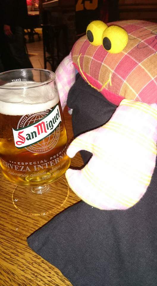 grumpyminer66's tweet image. Colin The Crab is celebrating @PanthersIHC win over @BelfastGiants . He's buzzing cos his idol @sheds19 scored and waved at him at the end.