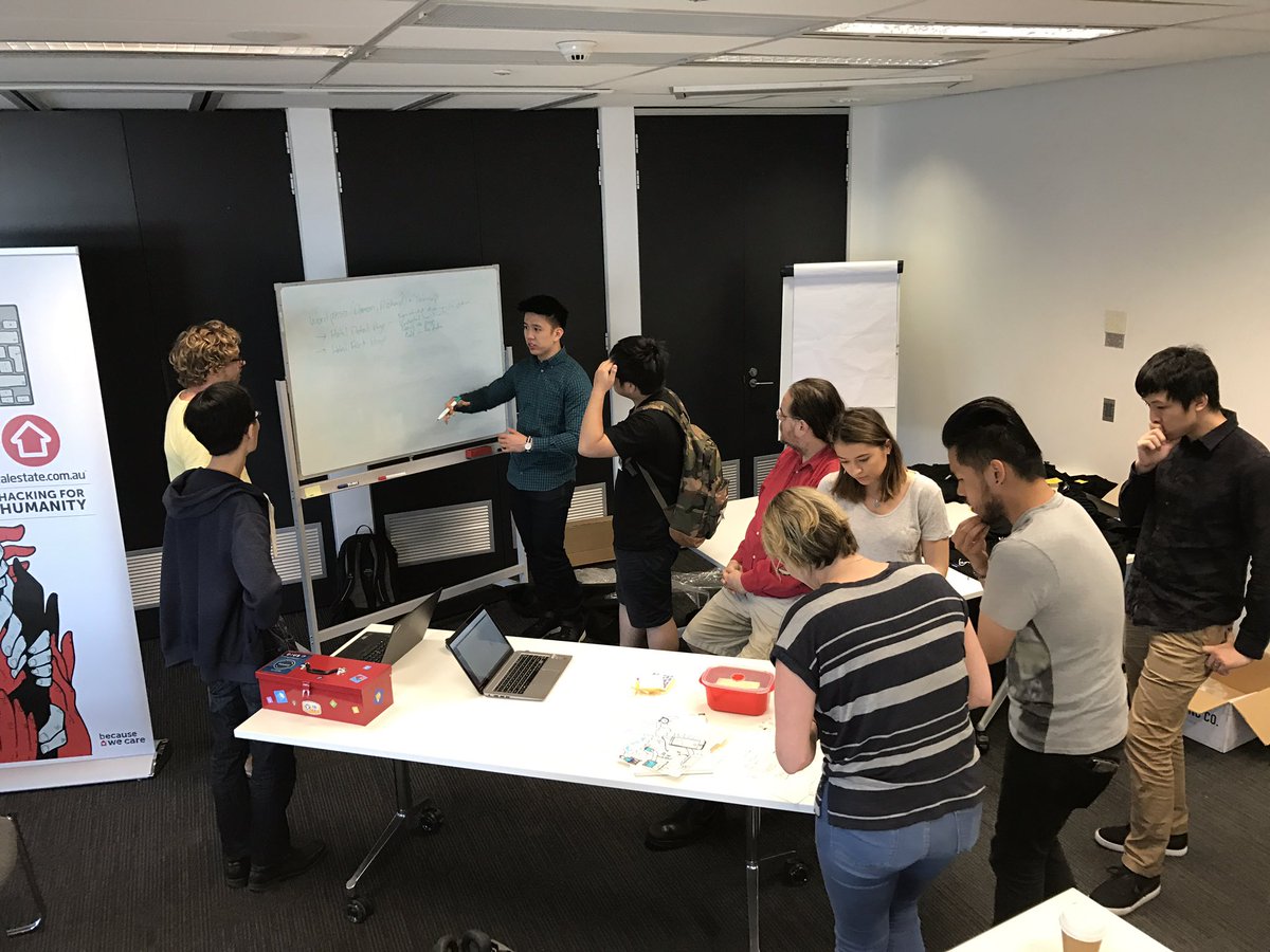 codeg33k's tweet photo. #RhoK #RHoKAustralia TripClusive kicks it off at Random Hacks of Kindness https://t.co/9DmoE8McH3