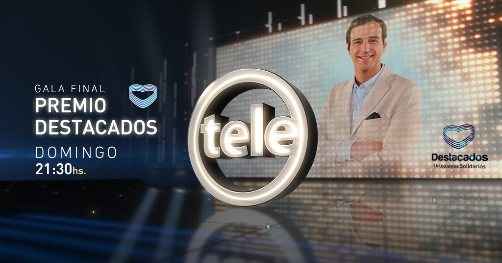 ¡Este domingo viví la emoción en La Tele con la gala final de @DestacadosUY! #UruguayosSolidarios