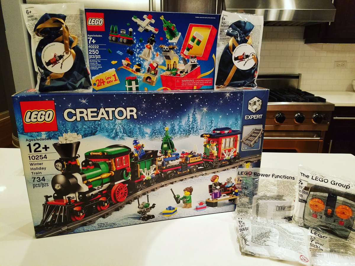 blindbagtoys's tweet photo. @lego_group @lego it's time to put together my very first #Lego train and bonus it's the #WinterHolidayTrain. https://t.co/nsKY2DCEB6