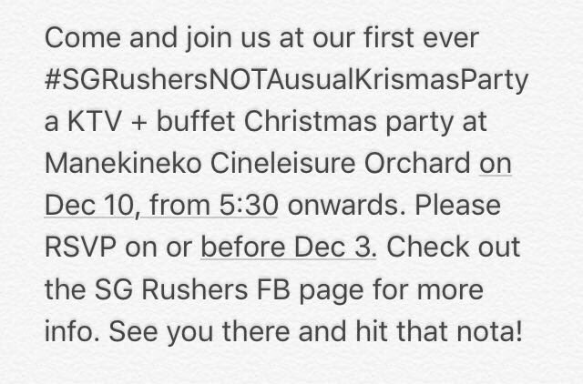 akosipoleng's tweet photo. @chicogarcia good morning ! Pls greet the #sgrushers #RxGreets https://t.co/ThCN4P2pRv