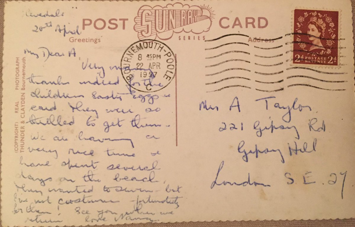 PostcardHistory's tweet photo. #postcard #1950s #lake #poolepark #Bournemouth #taylor #gipsyhill #london @OldPostcards @BournemouthFun @Bournemouthinfo @Bournemouthecho https://t.co/8JH8y3zYcm