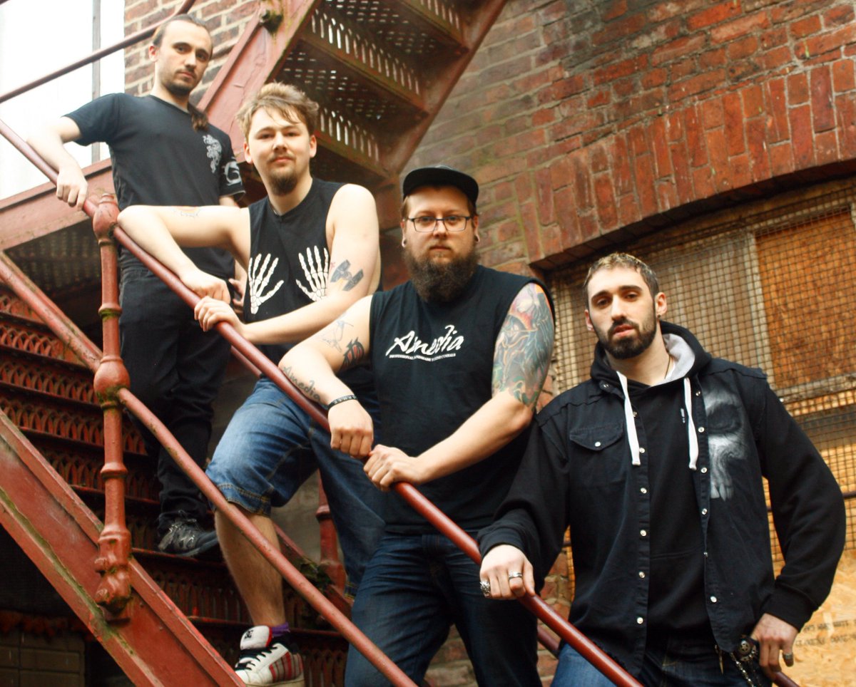 OfficialRevival's tweet photo. The current lineup 
Left to Right 
Connor Ormerod, Chris Slater, Owen Ashworth, Steve Morgan 

Also, big news coming in the next few days! https://t.co/KtiNNavCpf