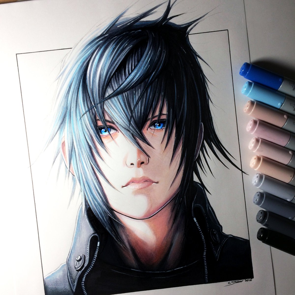 Featured image of post How To Draw Noctis Step By Step I ll show you how to draw any kind of face step by step and then i ll show how every feature affects the whole face