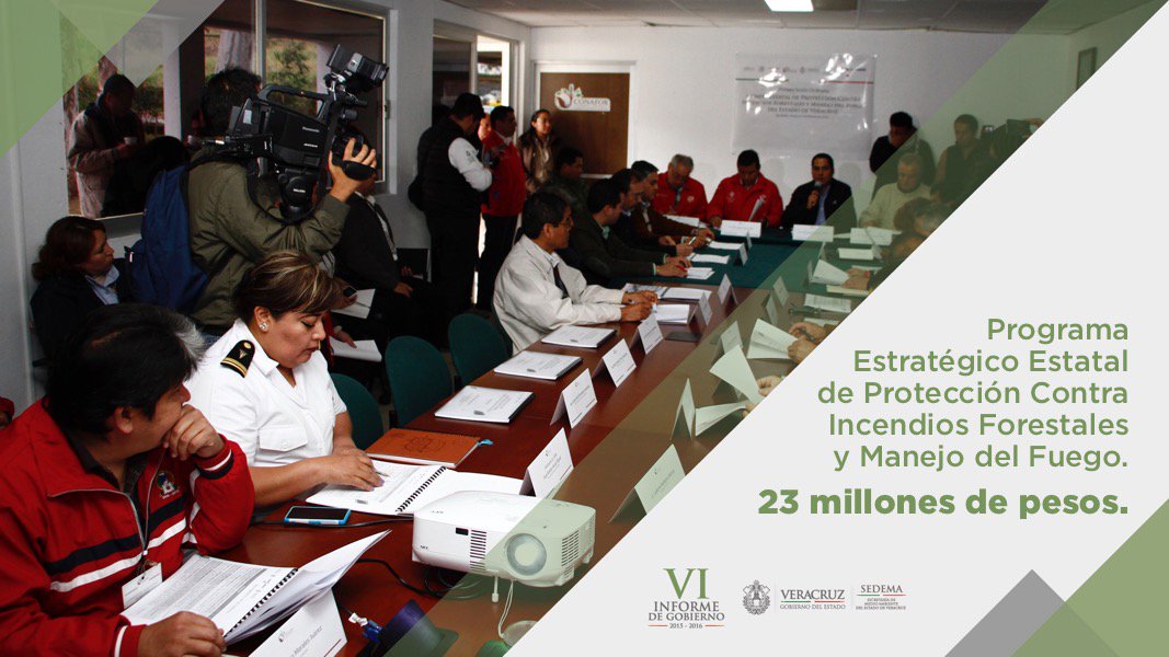 Con Programa Estratégico Estatal de Protección Contra Incendios Forestales y Manejo del Fuego… #VIinformeFRA 1/2