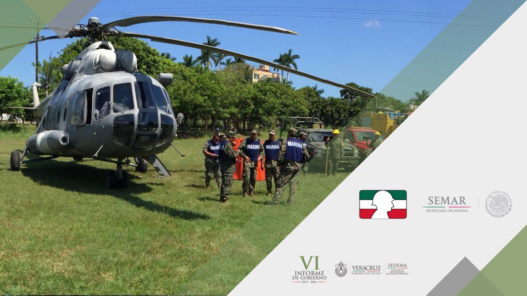 Agradecemos participación de Ejército Mexicano y Marina Armada de México en combate de incendios forestales. #VIinformeFRA