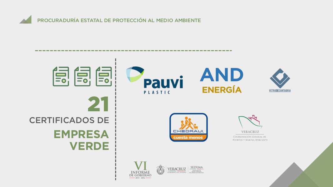 PMA certificó 21 empresas, como reconocimiento al cumplimiento de las normas ambientales. #VIinformeFRA