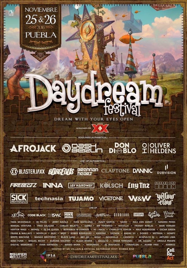 Ya estamos listos !!! Los esperamos en PUEBLA !! <a href="/daydream_mx/">Daydream Mexico</a> <a href="/Heineken_MX/">Heineken MX</a> @