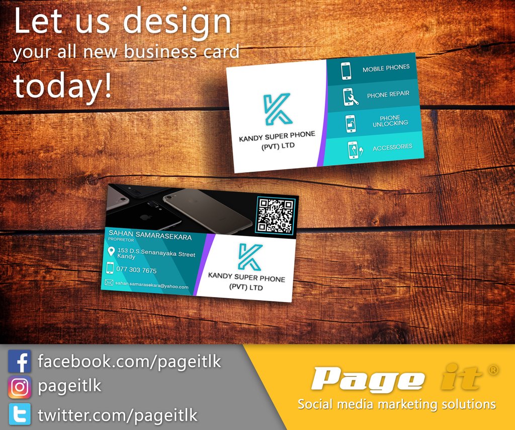 pageitlk's tweet photo. Let us design your all new business card
Like us on https://t.co/7yd7NapTFG
Follow us @pageitlk 
for more info! https://t.co/TpzUk1dmIX