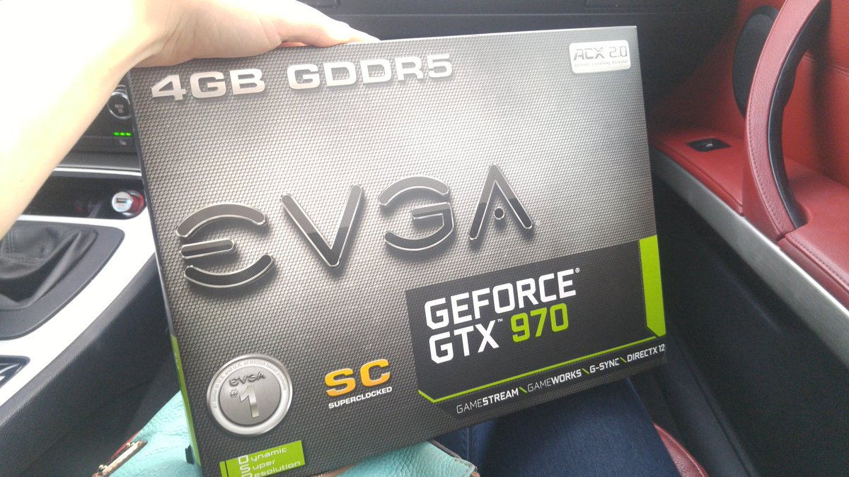 HxNLadyLuck's tweet photo. Not going to make it to stream tonight, stuck in traffic, managed to get my GTX 970 @HxNSigma #pcready #ladyluck #streamteam #blackfriday https://t.co/c9bYvQuuyX