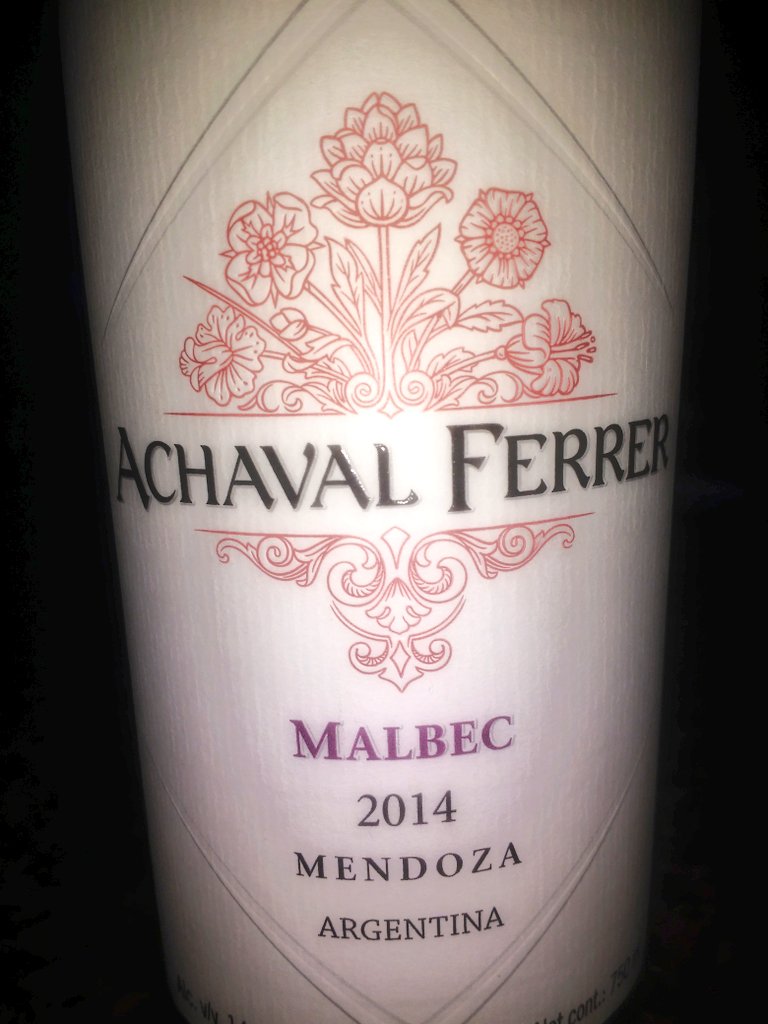 No puedo ser objetivo con los vinos de esta bodega ... Nueva imagen ,mismo placer ! <a href="/AchavalFerrer/">Achaval-Ferrer</a>