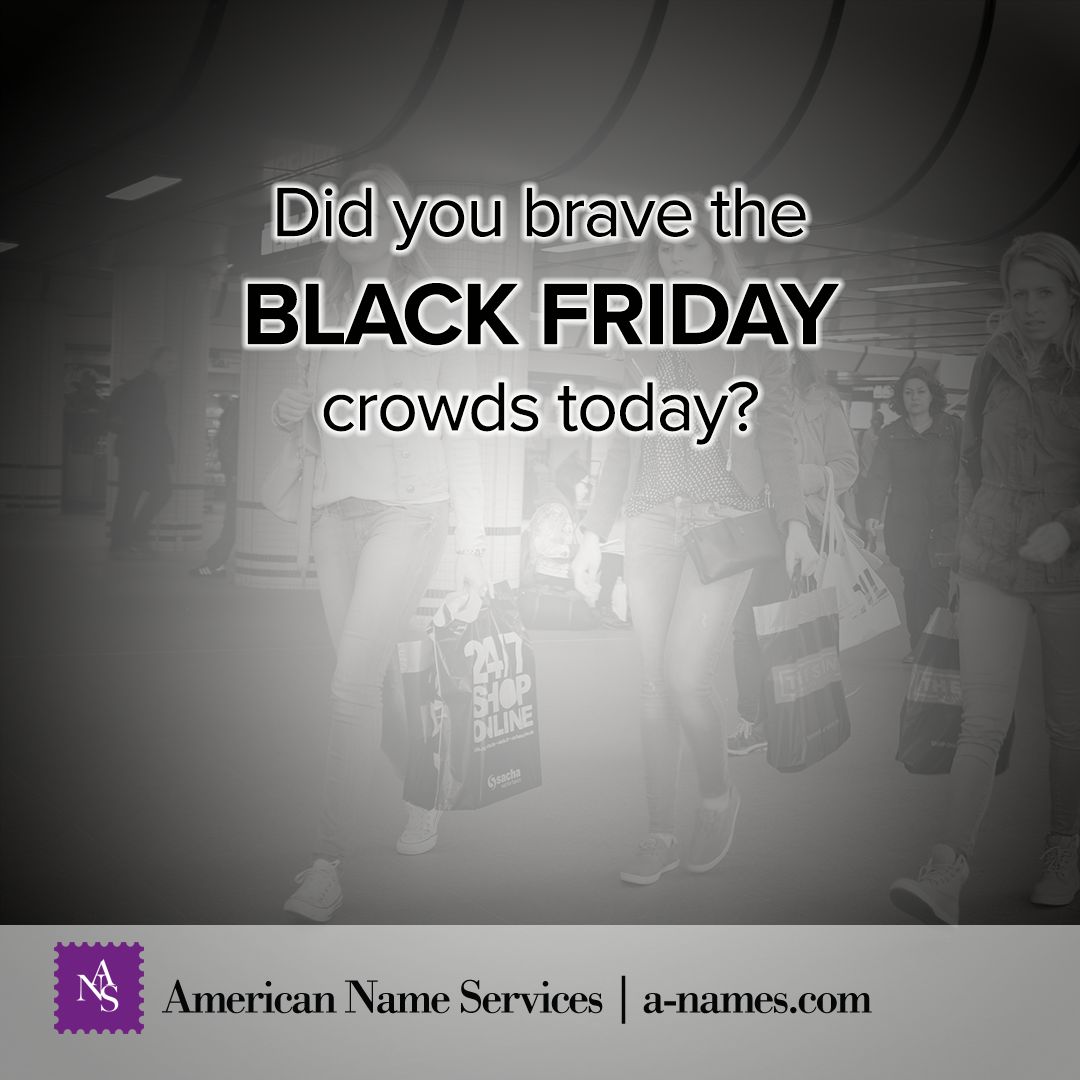 ANSinsights's tweet photo. Who went #BlackFriday shopping and what did you get? #ANames #Shopping #HappyHolidays https://t.co/E5HWNrGgSc
