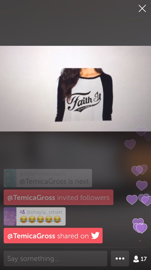 SideHustleCoach's tweet photo. .@GOALdiggerTV on #Periscope: 💥💯FAITH IT TIL YOU MAKE IT💯💥 #THBFT #TeamHustleBlackFrida… https://t.co/jbnDerjNPN https://t.co/2zXgebktAz