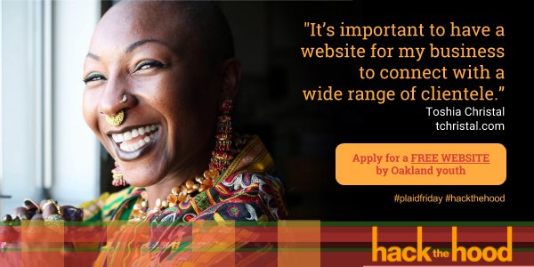 hackthehood's tweet photo. Apply to get your free #smbiz website today! https://t.co/WfDI83KFhs #smallbizsat #plaidweekend #buylocal #blackfriday https://t.co/6BcgzZ4BS9