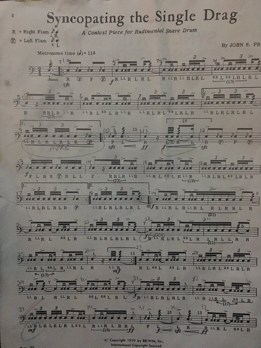 grmhoward's tweet photo. Came across this old piece #drumming #snaresolo #goodoledays https://t.co/vBJchcUTYM