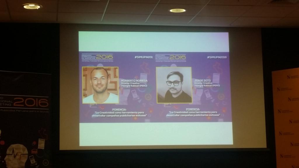 Nathy423's tweet photo. La creatividad como herramienta para desarrollar campañas publicitarias exitosas #sim2016 https://t.co/qaBIzACX2S