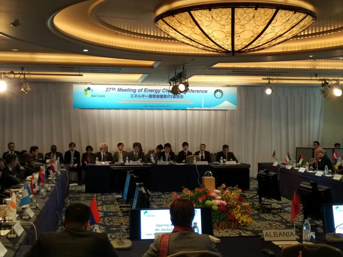 SecGenEnCharter's tweet photo. State Min K.Sonoura @MofaJapan_en: #Japan supports #IntEnergyCharter expansion 4 enhancing #energy investment & enabling energy transition https://t.co/vJlxRRIHMP