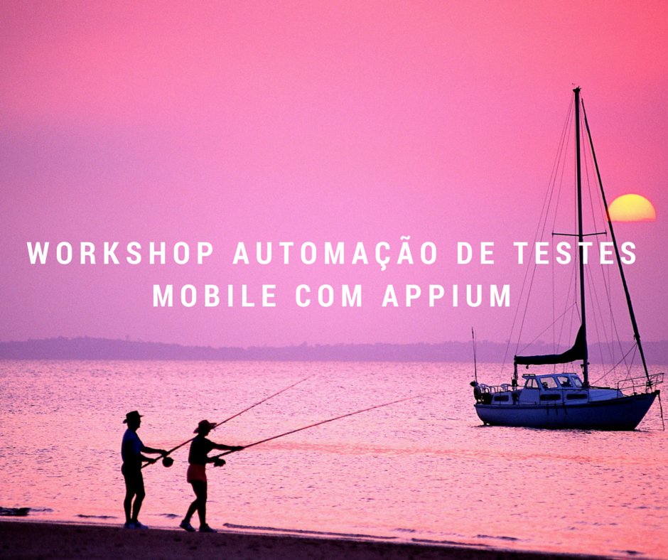 Workshop gratuito de Automação de testes mobile com #Appium bit.ly/1eQicaw via <a href="/qualister/">Qualister</a>