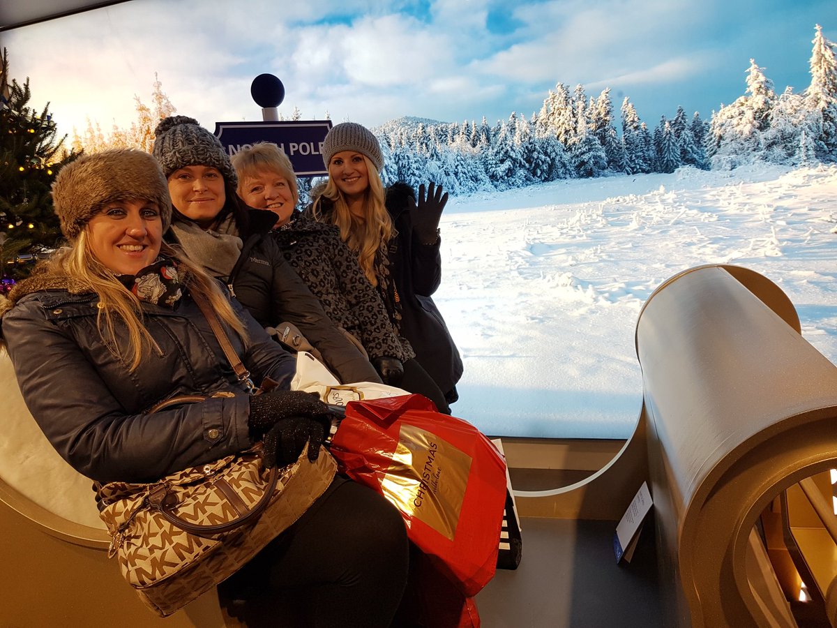 SarahKenners's tweet image. Myself &amp;amp; my colleagues from North Wales had a great day in Manchester...made even better by a ride in Santa's sleigh #o2manchestermarketst