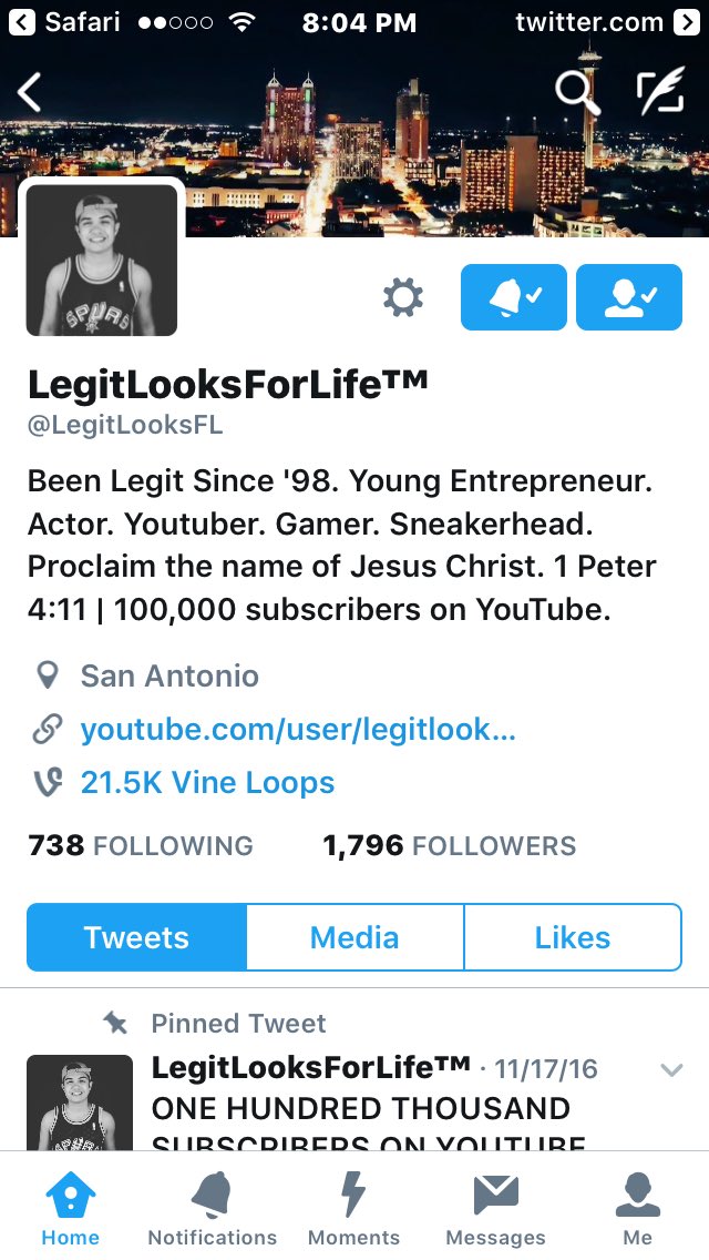 ItsYoGurlAzalea's tweet photo. Remember follow him on twitter @LegitLooksFL share this with your friends! Help get him to 500k or 1M on YouTube! https://t.co/ffRsD3JqsI