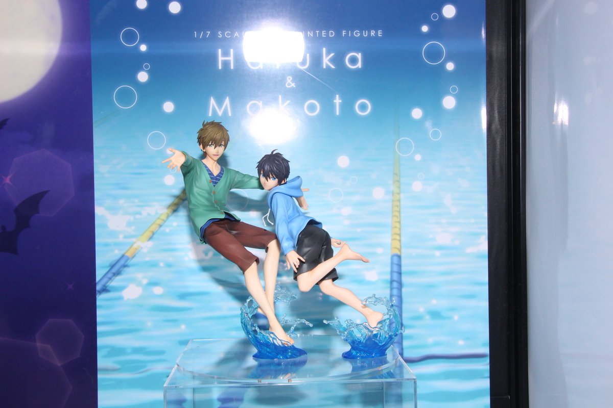 hobbysearch's tweet photo. 【 #メガホビEXPO 】
1/7 七瀬遙 &amp; 橘 真琴 (アルタイル)
デコマス展示
#TV_Free https://t.co/Ac3lcPwdXb