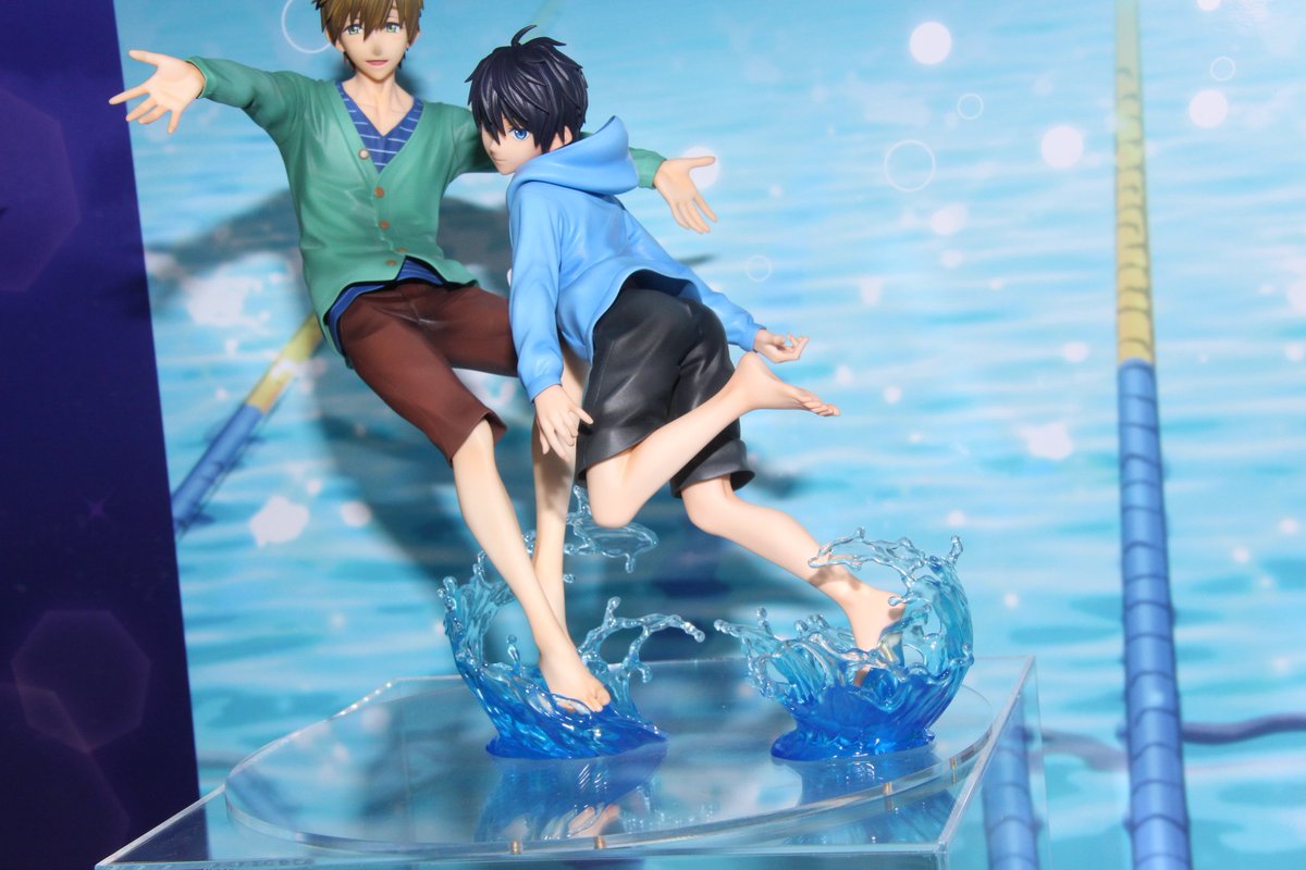 hobbysearch's tweet photo. 【 #メガホビEXPO 】
1/7 七瀬遙 &amp; 橘 真琴 (アルタイル)
デコマス展示
#TV_Free https://t.co/Ac3lcPwdXb