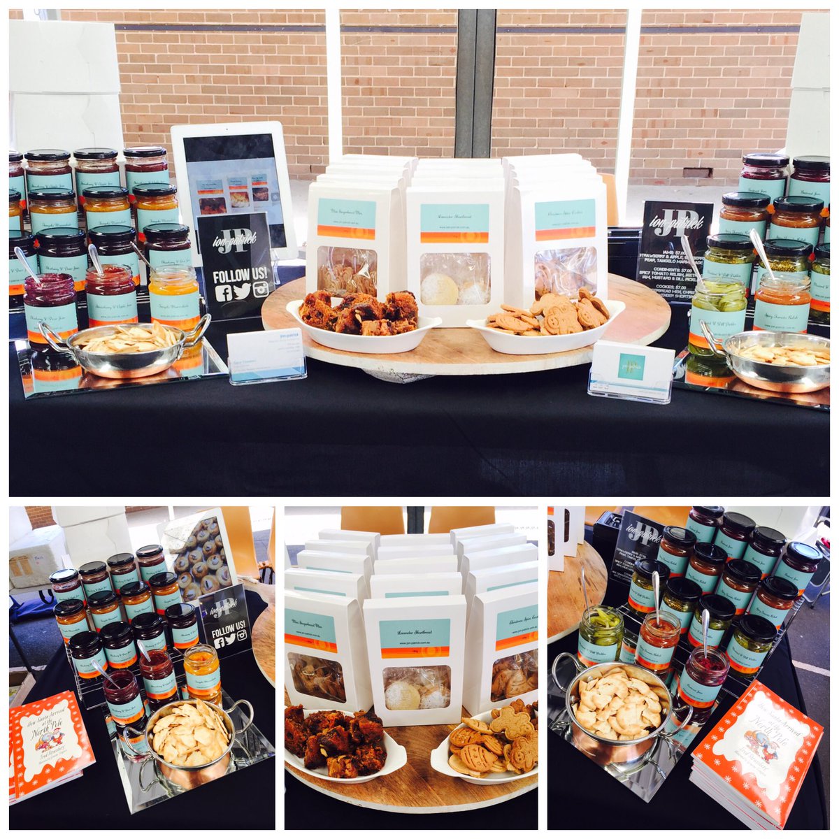 Myfriendthechef's tweet photo. Today we're at the Mortdale Public School Christmas Fair with the full Christmas line #jonpatrick #christmasgoodies #oldfashionedfavourites https://t.co/6dLLHpc9DV