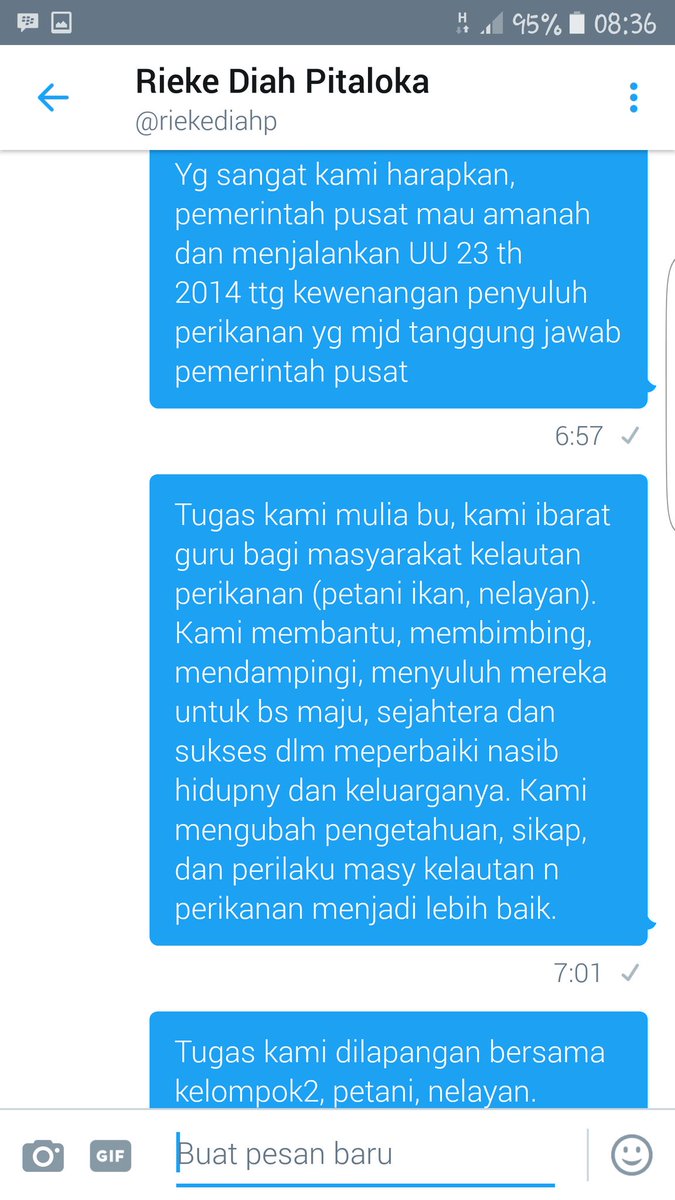 donna_cutest's tweet photo. Mohon dbaca inbox Bu @riekediahp 3200 penyuluh perikanan PNSD status &amp; profesiny trombang ambing krn pmerintah pusat tdk amanah dg UU23/2014 https://t.co/umsRzbt1MA