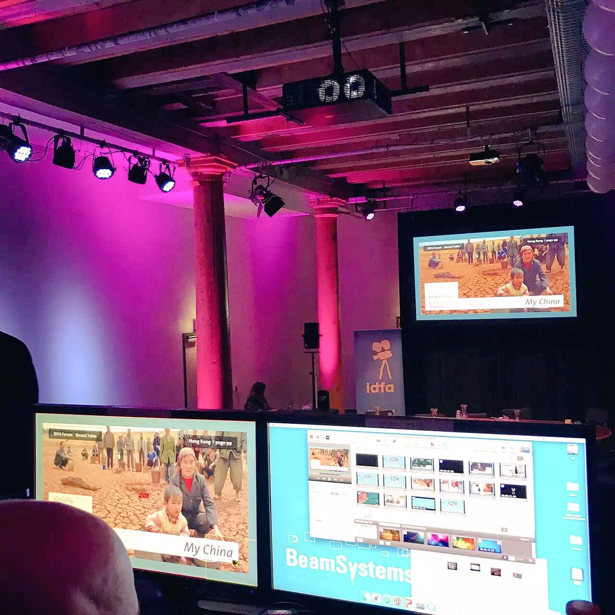 Yishabelle's tweet photo. After Wang Xiaoshuai MY CHINA pitching @ #ASD16, DocIncheon &amp; @idfa,we have coproducers wanting to join the project.Thanks for the support!! https://t.co/v3AxUy0MjC