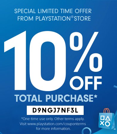 Get 10% Off on US PSN This Weekend Using This Code