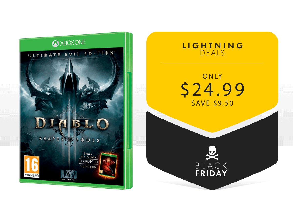 ozgameshop's tweet photo. LightningDeals: Get 10% back in #PlayerPoints with #Diablo3 #ReaperOfSouls #UltimateEvilEdition !
https://t.co/Kqx3J9WWMG https://t.co/WbhjnOC4dR