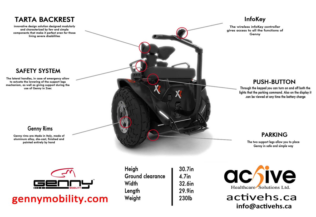 Activehs_ltd's tweet photo. #activehs #L4L #SpinalCordInjury #wheelchair #Genny #Canada #mobility #wheelchairs #disabled #Segway #AMAs https://t.co/ESCKKnqaMR