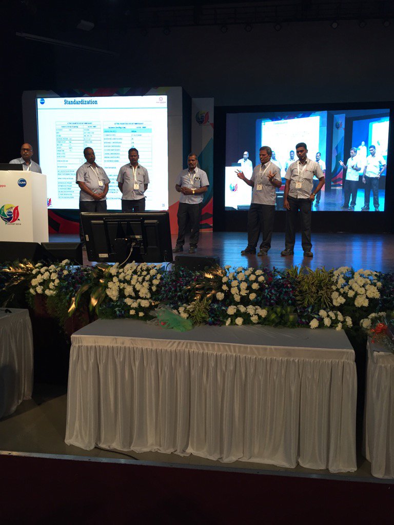 MM_Murugappan's tweet image. Our fine team from MMTCL presenting their work at CUMI&apos;s annual CUFEST platform for sharing best practices Well done