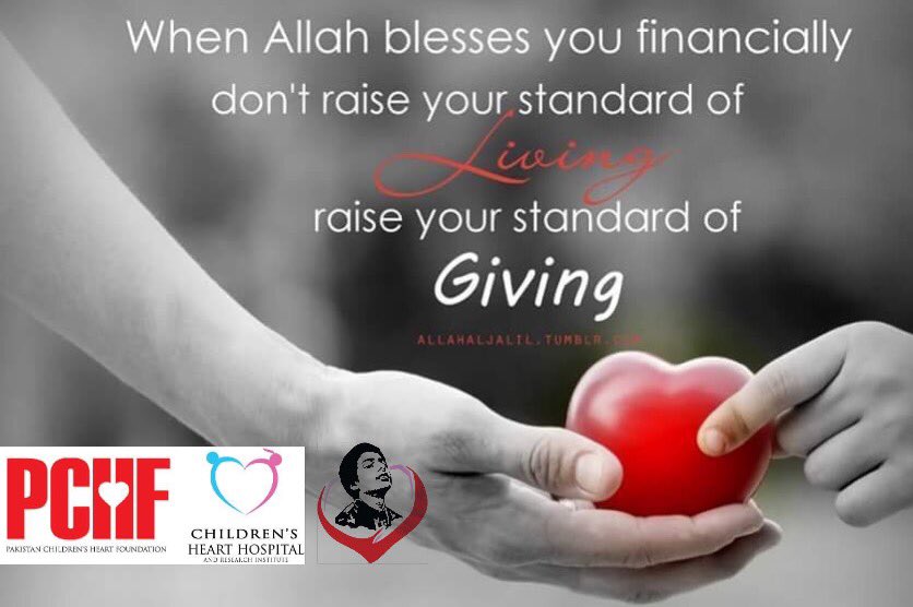 CHDHospital's tweet photo. Those who spent in charity will be richly rewarded #Quran (57:10) #ChildrenHeart #Savelittlehearts ❣️ #CHD #HelpPCHF #SaveLives #CHDPakistan https://t.co/uIYJQpL8Lb