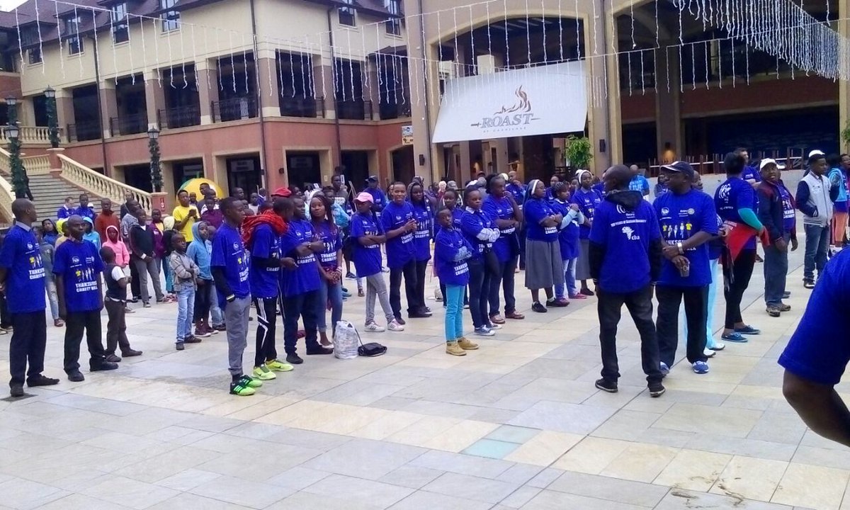 RotaractLimuru's tweet photo. Happening today ..
@RotaryClubKaren 
#ThanksgivingWalk
@TheHubKaren 
Celebrating 100years of Rotary service. https://t.co/UkcYuF3nwI