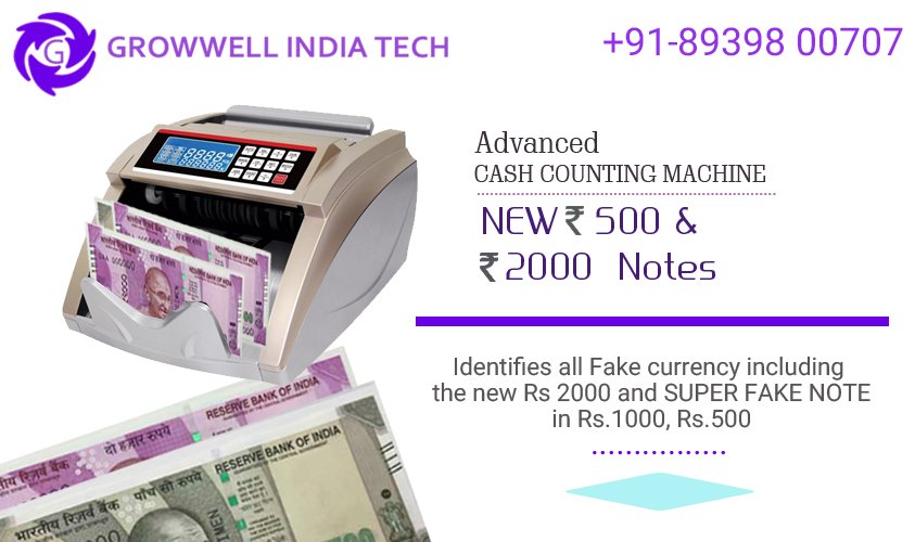 GrowwellIndia's tweet photo. https://t.co/iyf6TcDYhn
#currencycountingmachine #Currency #Cash #cashcountingmechine #loosenotecountingmachine https://t.co/KyYE1PN8nB
