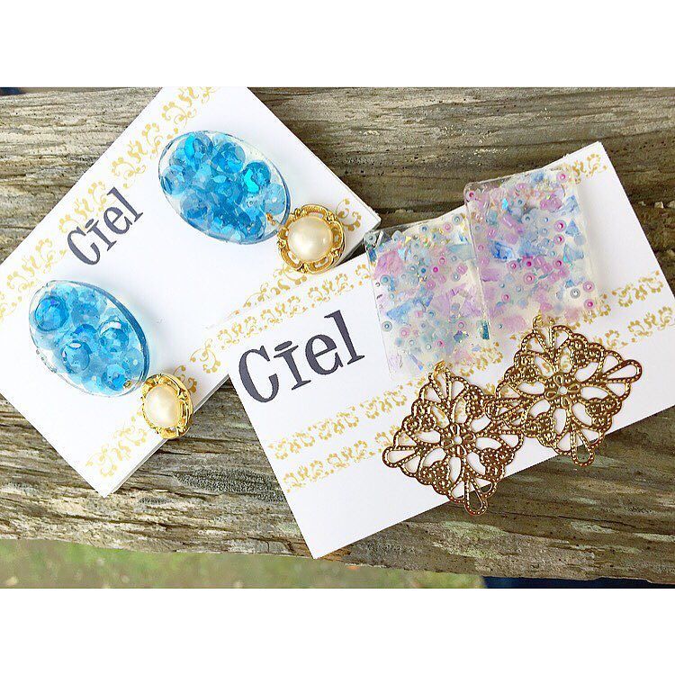 SkySuuki's tweet photo. New! #handmaidaccessory #ciel #pierce #accessory #minne #instglam #💍 https://t.co/7WMaxjpbuh https://t.co/LUuQY7pu36
