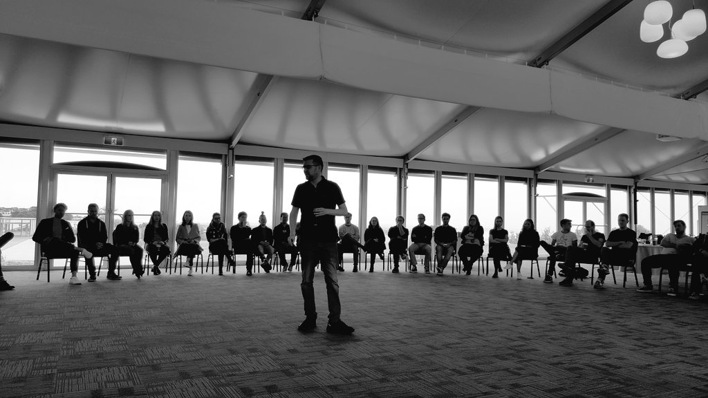 kookylie_koo's tweet photo. Concluding a fantastic few days connecting, collaborating and evolving with a 'Kumbaya' #tpf2016 @PlanningMel https://t.co/qb1SLZLjcR