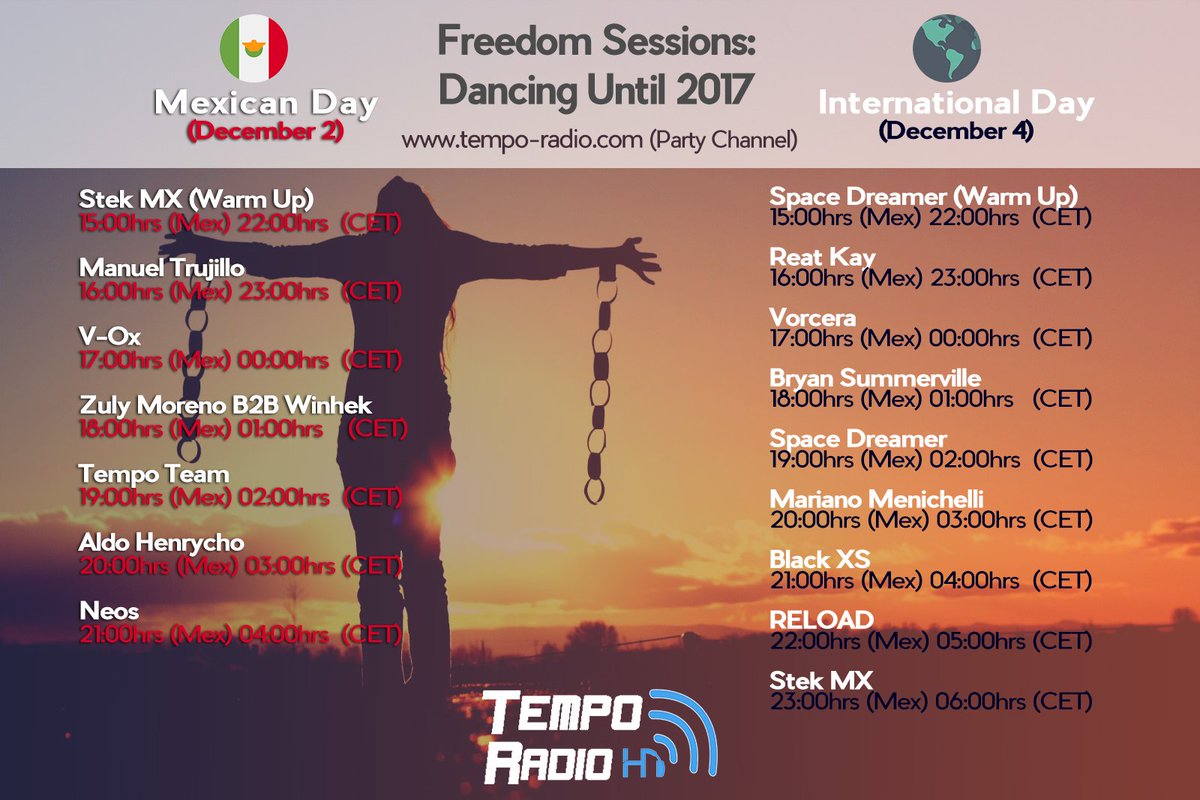 Stekmx's tweet photo. Thanks to all who Listen #FS85 And Thanks to @BarcinskiOffi for amazing GM!!
Next week don´t get lost:
Freedom Sessions: Dancing Until 2017 https://t.co/aSbuUpYq1D