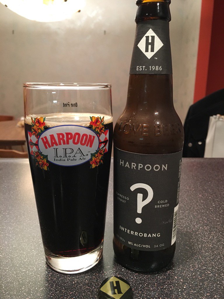 kovypittsburgh's tweet photo. How do you follow the biggest day of eating? Easy... the biggest beer of the season... Interrobang @harpoonbrewery https://t.co/63cYvHxilu