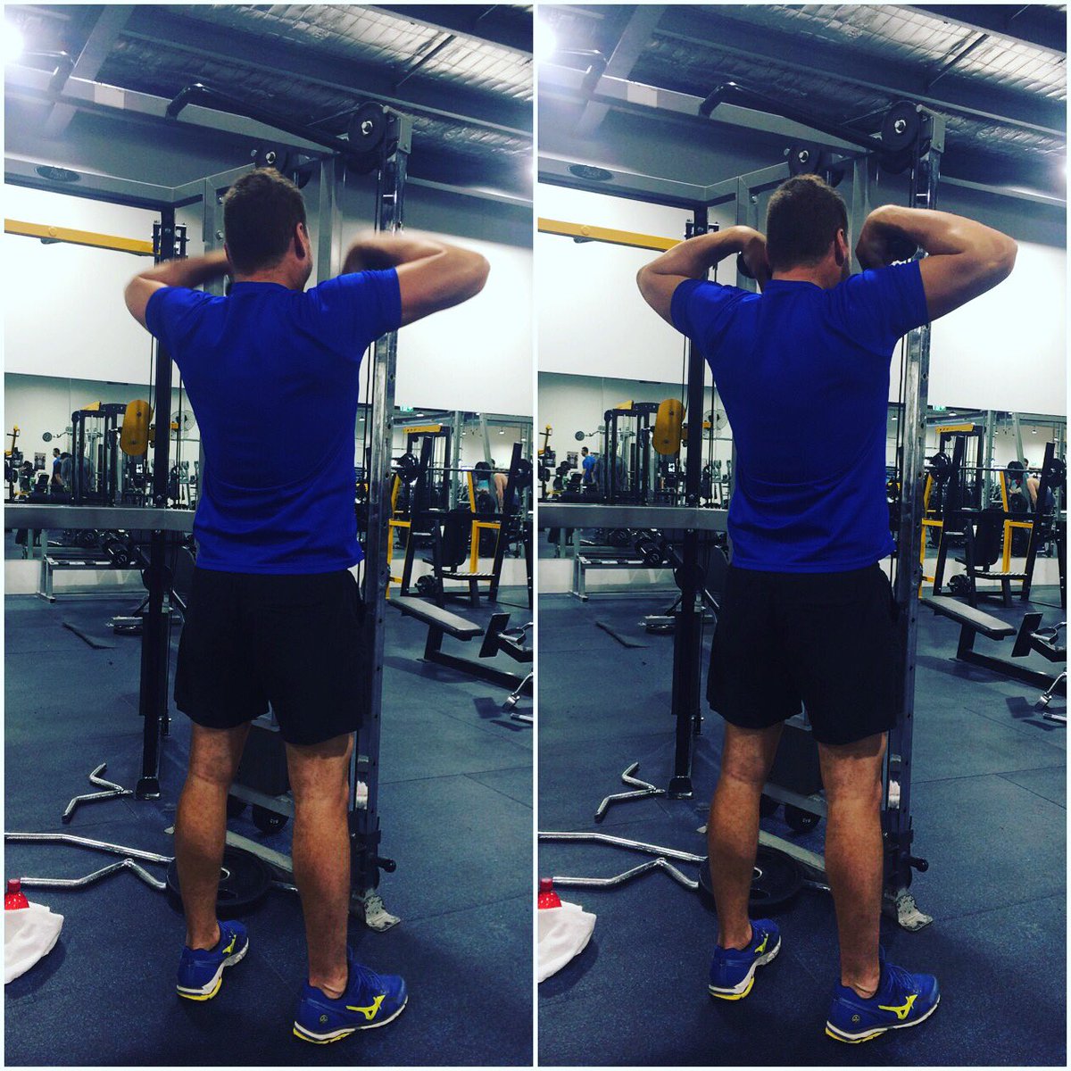 hp_coach_'s tweet photo. Floor to chin cable pull- great exercise for upper back and shoulder muscles- #functionaltraining https://t.co/vATO4gx9F1