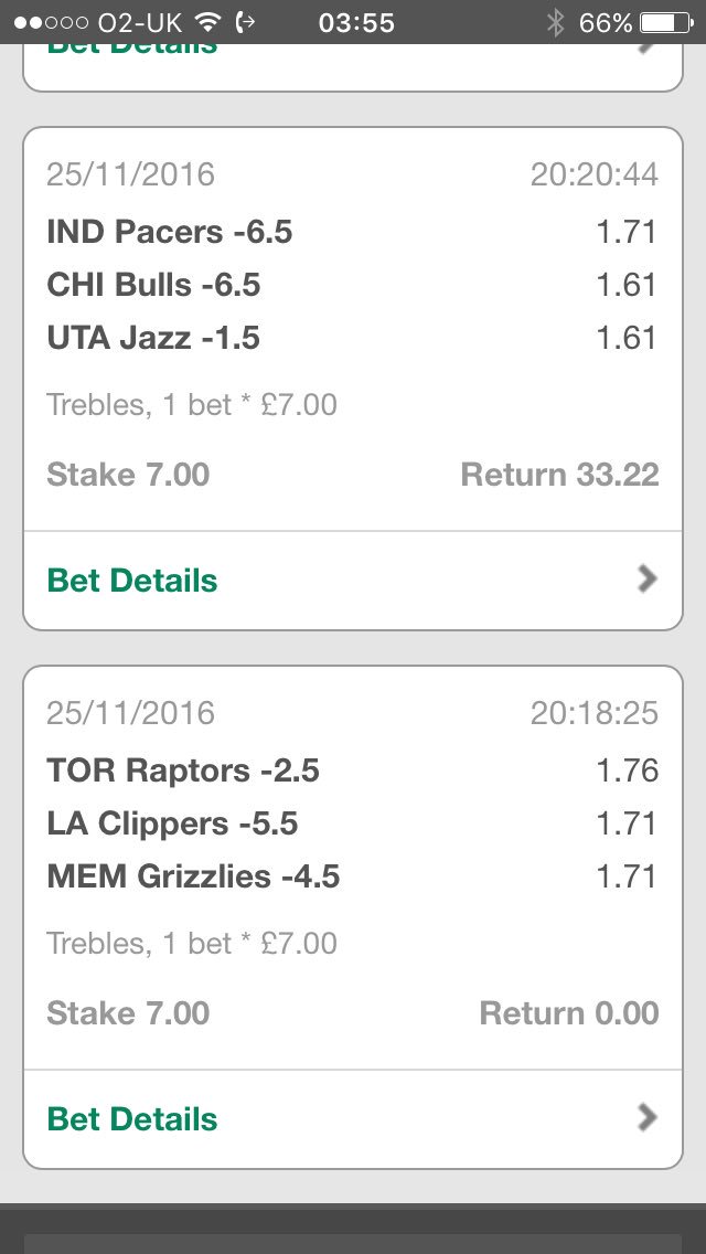 TheNBAFiles's tweet photo. Last 5 trebles tipped on this page #NBA #Profits 👌💵🏀👍🏼💷😀💰Boom https://t.co/hWy1Scis5S