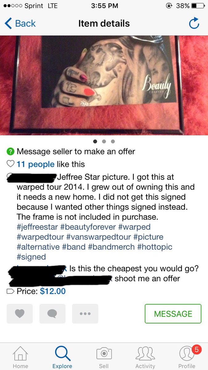 Dumb Depop Listings tweet media
