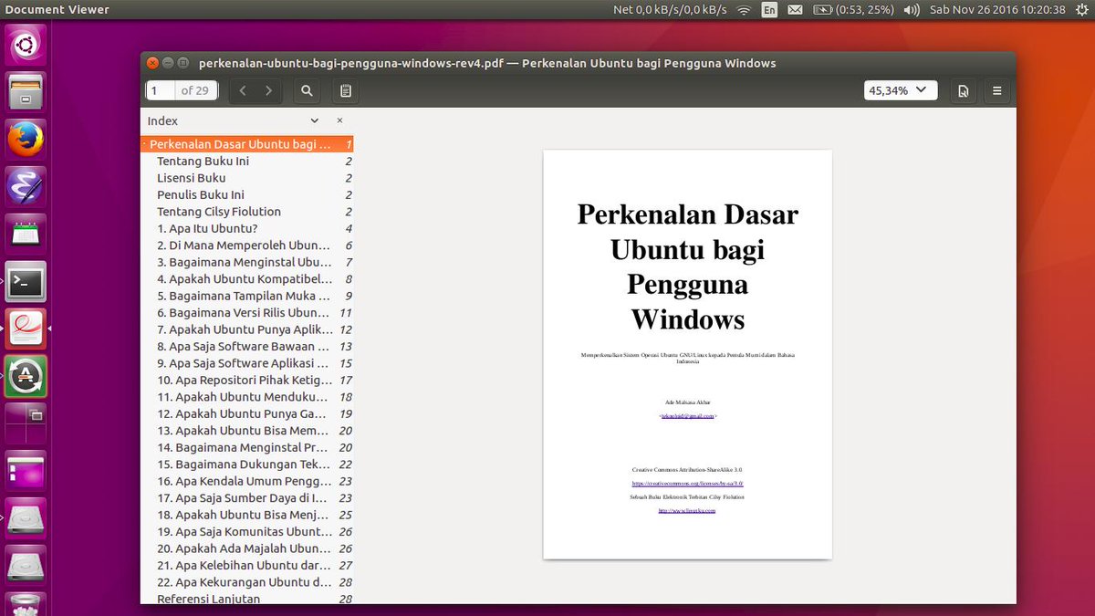 ademalsasa's tweet photo. Ebook Perkenalan Dasar Ubuntu dari Sudut Pandang Pengguna Windows https://t.co/qdkHG8or86 @ubuntu_id @UbuntuID @KPLIJogja @GrombyangOS https://t.co/ywY440h9J6
