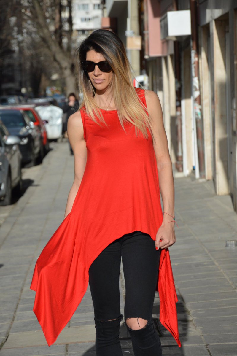 SSDfashion's tweet image. Red Loose Tank Top / Plus size Dress / Long Tunic Top / Maxi Dress / … etsy.me/2gIMK3B #plussize #CasualTank